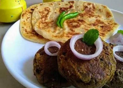 Mutton Shaami Kebab + Paratha (2+2)