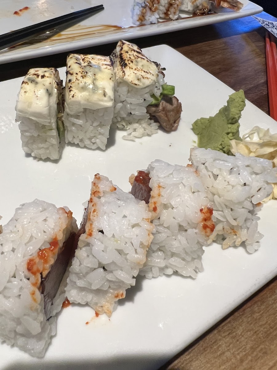 Gluten-Free Sushi at Dragon King's Daughter