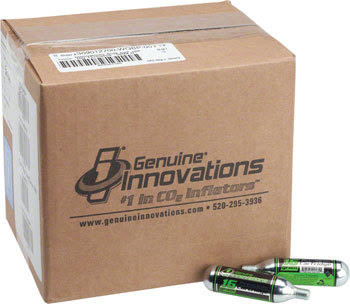 Genuine Innovations 16g Threaded CO2 Cartridges: Box of 100