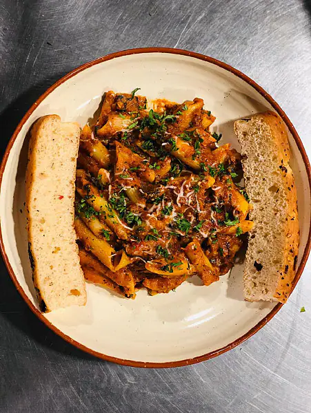 Penne Roasted Paprika And Garlic Pasta