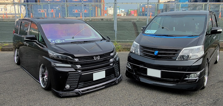 ヴェルファイアの全日輩会、関輩東、東輩海、東輩北、関輩西、蝦輩夷・TEAM Excitación・輪止めビビリーズ・ホイール交換・マブダチとに関するカスタム事例の投稿画像7枚目