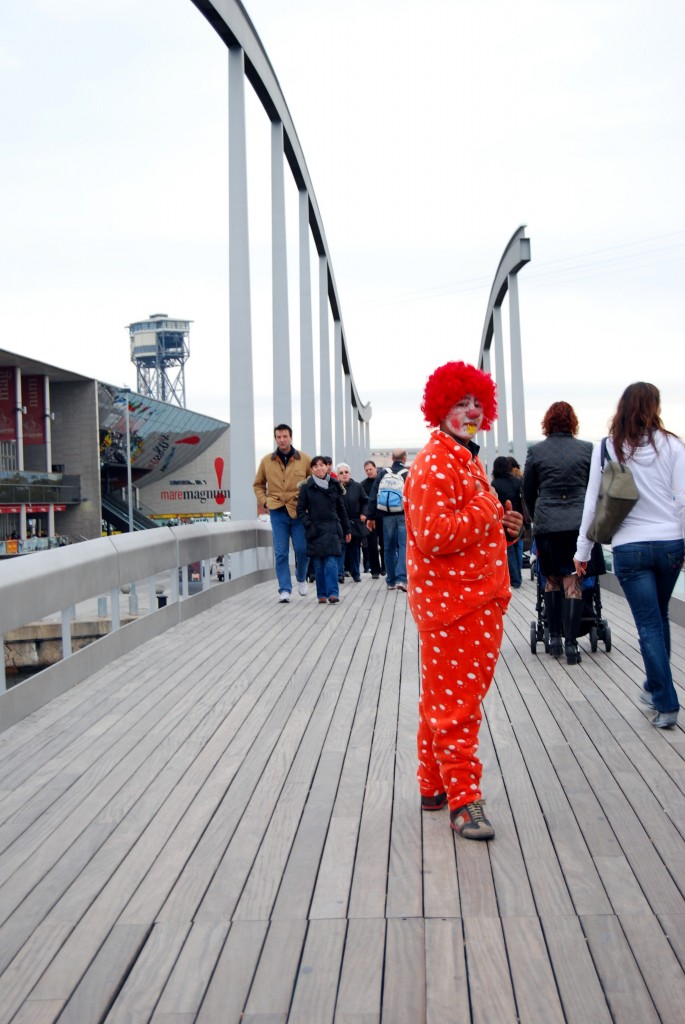 CLOWN IN ROSSO di SIMOV