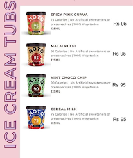 NOTO - Healthy Ice Cream menu 3