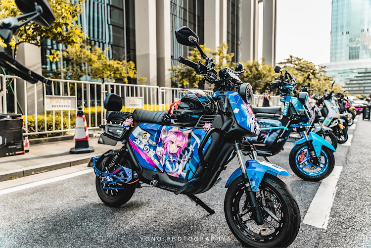 Higanさんが投稿した痛車・NIU・玉藻の前・原付バイクに関するカスタム事例の投稿画像2枚目