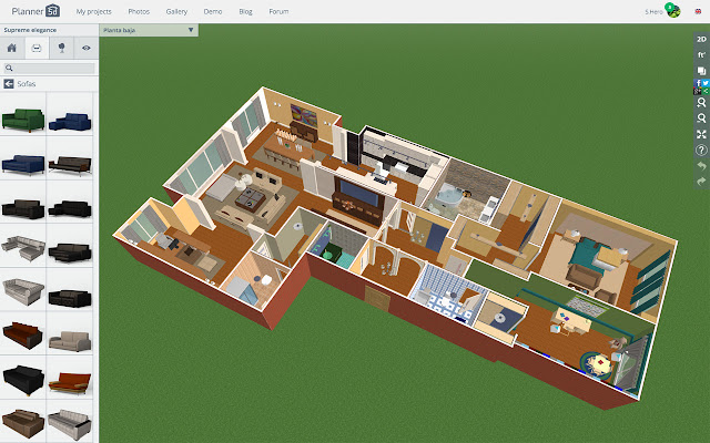 Planner 5D - Interior Design - Chrome Web Store