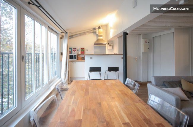Location meublée loft 2 pièces 42 m² à Paris 3ème (75003), 2 090 €