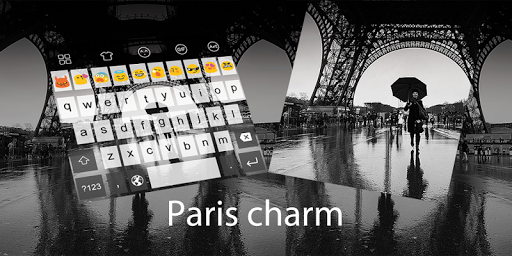 Emoji Keyboard-Paris Charm