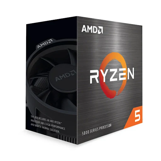 CPU AMD Ryzen 5 5500 (6C/12T, 3.6GHz up to 4.2GHz, 19MB, 65W, socket AM4, Wraith Stealth cooler)