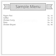 Tea Time menu 1