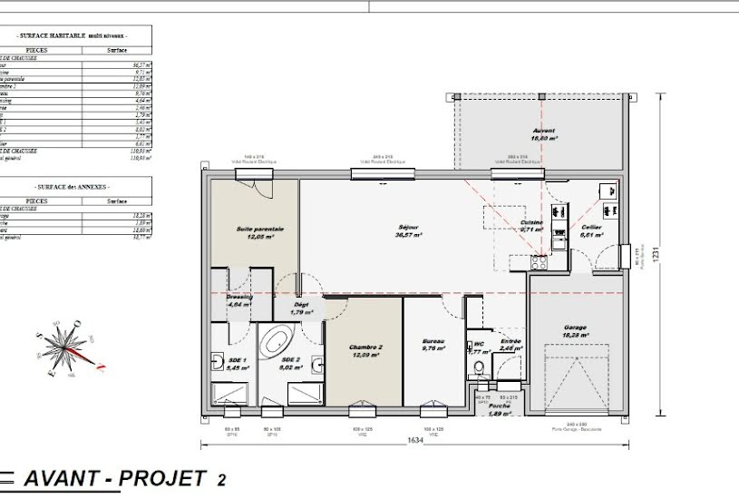  Vente Terrain + Maison - Terrain : 604m² - Maison : 110m² à Saint-Vaize (17100) 