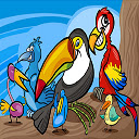 Exotic Birds Coloring Chrome extension download