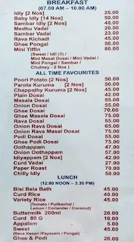 Sathyam Vegetarian Restaurant menu 5