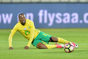 Aubrey Ngoma of South Africa during the International friendly match between South Africa and Zambia at Moruleng Stadium on June 13, 2017 Moruleng, South Africa. 