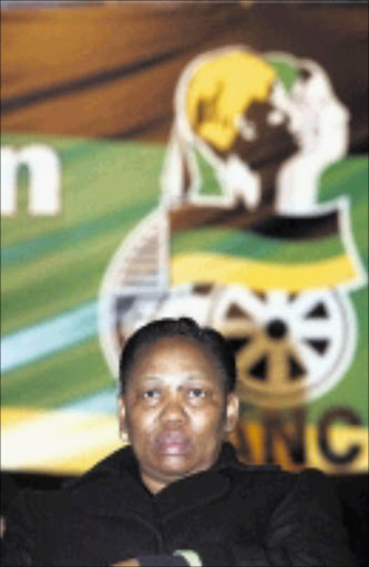 HEAD HONCHO: New ANCWL president Angie Motshekga after she was elected in Bloemfomtein. Pic. Lucky Nxumalo. 13/07/2008. © Sowetan.