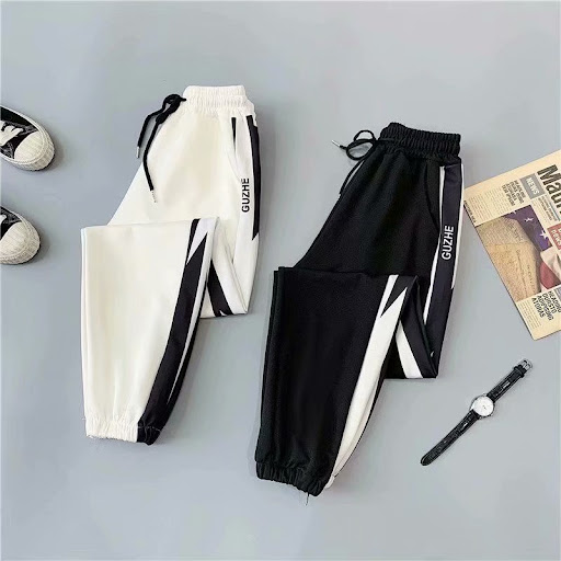 Title 1, Womens loose-fitting straight high-waist casua...