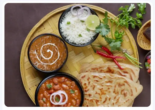 Home-Style Rajma Thali Meal