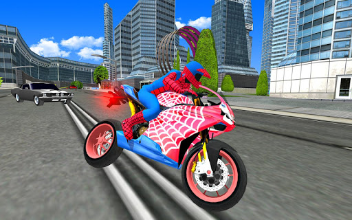 Bike Super Hero Stunt Driver Racing