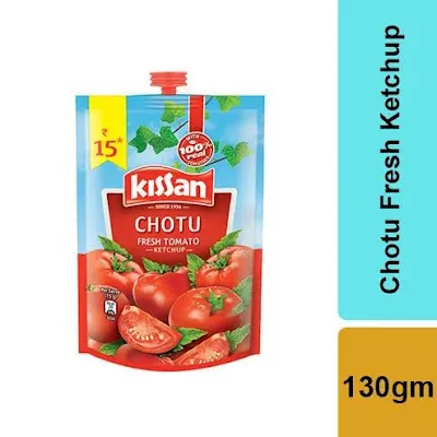 Kissan Chotu Fresh Tomato Ketchup - 130 gm