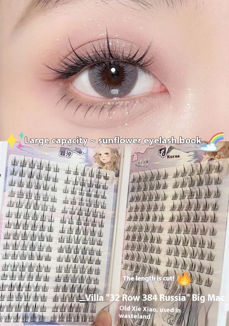Title 12, SUNFLOWER Cils Postiches en Bouquet Individuels...