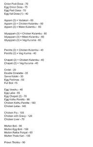 Sri Pandian Hotel menu 4