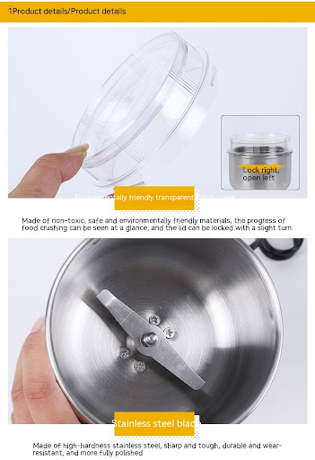 Title 5, Multifunctional Powder Machine Household Grinde...
