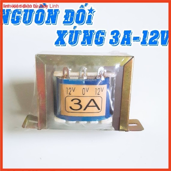 Biến Áp Đối Xứng 12V 3A , Nguồn Đôi , Bộ Nguồn Đối Xứng 12V Chất Lượng