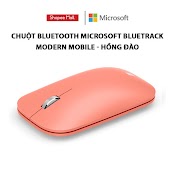 [Mã Elms20 Giảm Đến 20K] Chuột Bluetooth Microsoft Bluetrack Modern Mobile - Hổng Đào