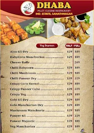 Dhaba -The Multicuisine Restaurant menu 4