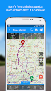  ViaMichelin: Route GPS Traffic: miniatuur van screenshot  