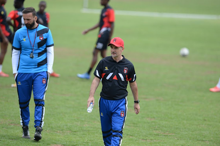 New head coach Sead Ramovic and his assistant coach Mensur Dogan.