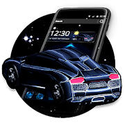 3D Speed Car Theme  Icon