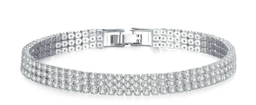 Title 3, Zirconia cúbica Pulsera de tenis y brazaletes p...