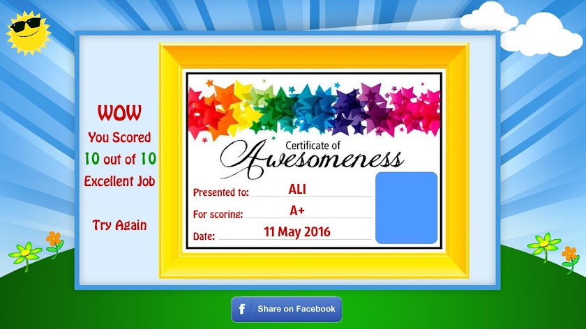 Urdu Quiz 4 Kids Screen 3