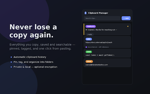Clipboard Manager screenshot 1