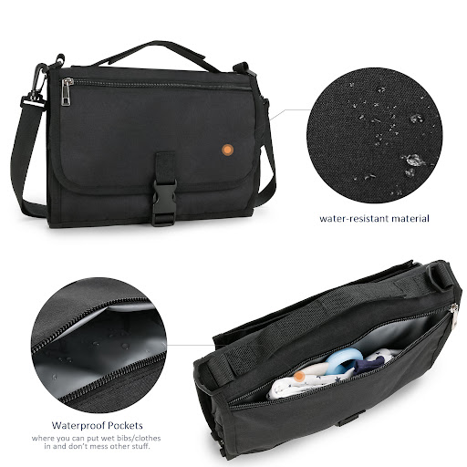 Title 15, Folding Waterproof Portable Baby Diaper Pad. Ke...