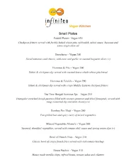 Vegan Kitchen - By Infinitea menu 3