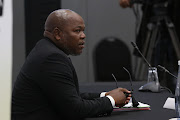 Former National Director of Public Prosecutions Mxolisi Nxasana at the commission of inquiry into state capture in Johannesburg on June 12 2019.