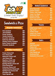 Toons Food Point. menu 1