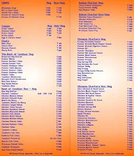 Vakaoo Sports Lounge menu 1