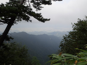 雲の下に出て安曇野方面