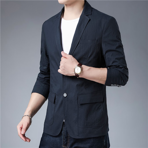 Title 3, Trendy Small Suit Mens Korean Style Loose Thin...