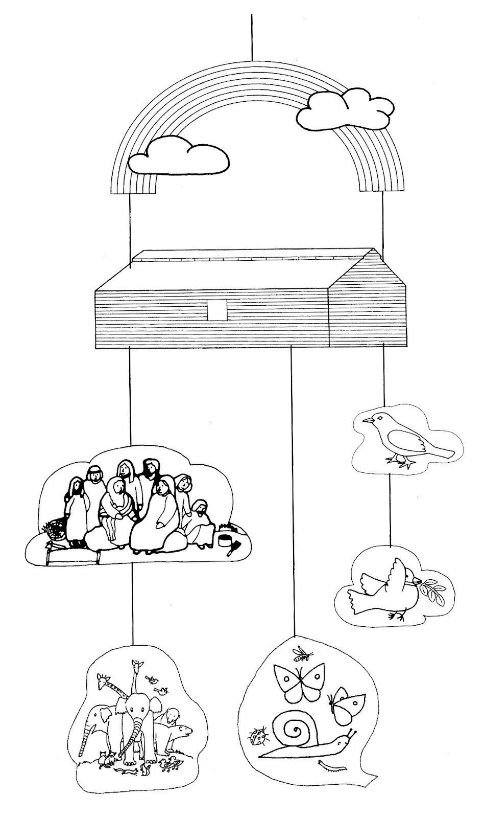 L'arche de Noé - Gn 6, 9-20 ; 7,17-23 ; 8, 8-13 - catéchèse enfants -  Théobule