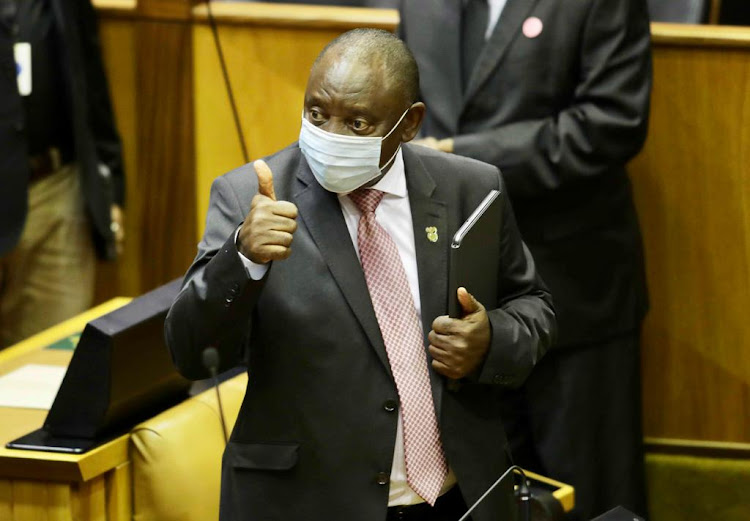 President Cyril Ramaphosa prepares to respond to criticism of his assessment of the state of the nation on Thursday.