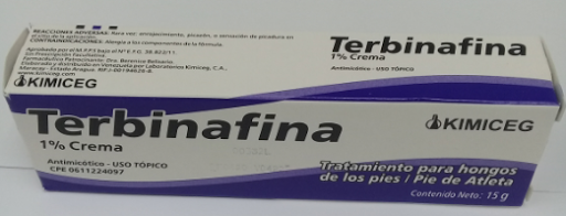 Terbinafina 0,01 Crema 15 G Kimiceg 1%