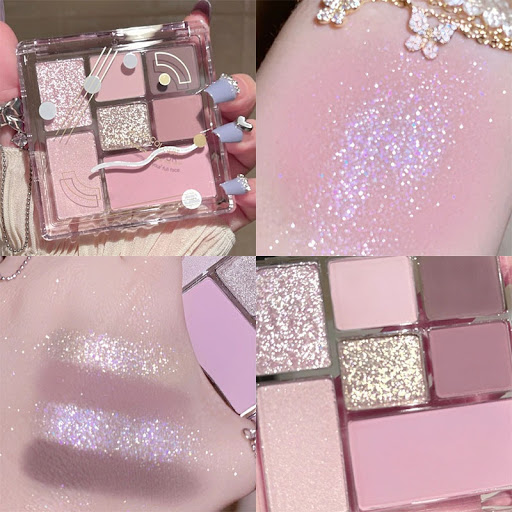 Title 1, 7 Color Eyeshadow Tangram Funny Eye Shadow Plat...
