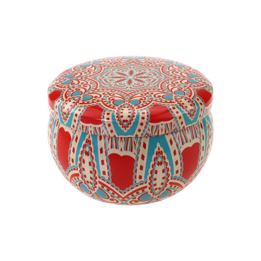 Title 7, Ethnic Style Aromatherapy Jar Candle Tinplate G...