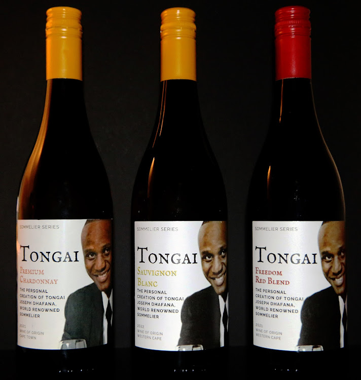 Tongai Chardonnay, Sauvignon Blanc and Freedom Red Blend.