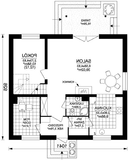 Nasturcja 1 PS - Rzut parteru