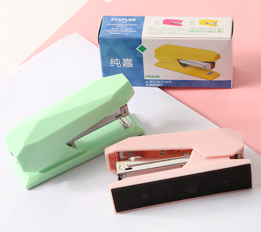 Title 8, Cute Mini Trumpet Stapler Labor-saving Creative...
