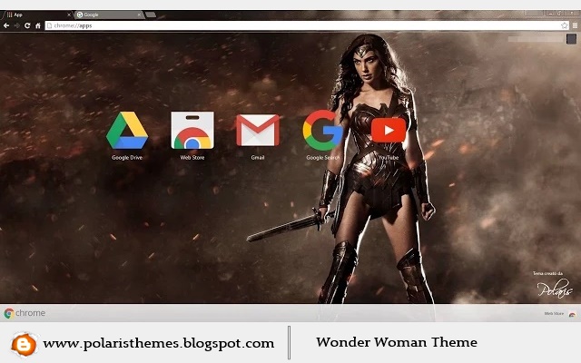 Wonder Woman Theme chrome extension